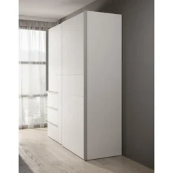 Meubella - Kledingkast Walter - Wit - 170 cm