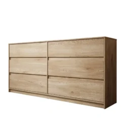 Meubella - Ladekast Cuarto - Eiken - 181 cm