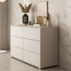 Meubella - Ladekast Gideon - Beige - 120 cm
