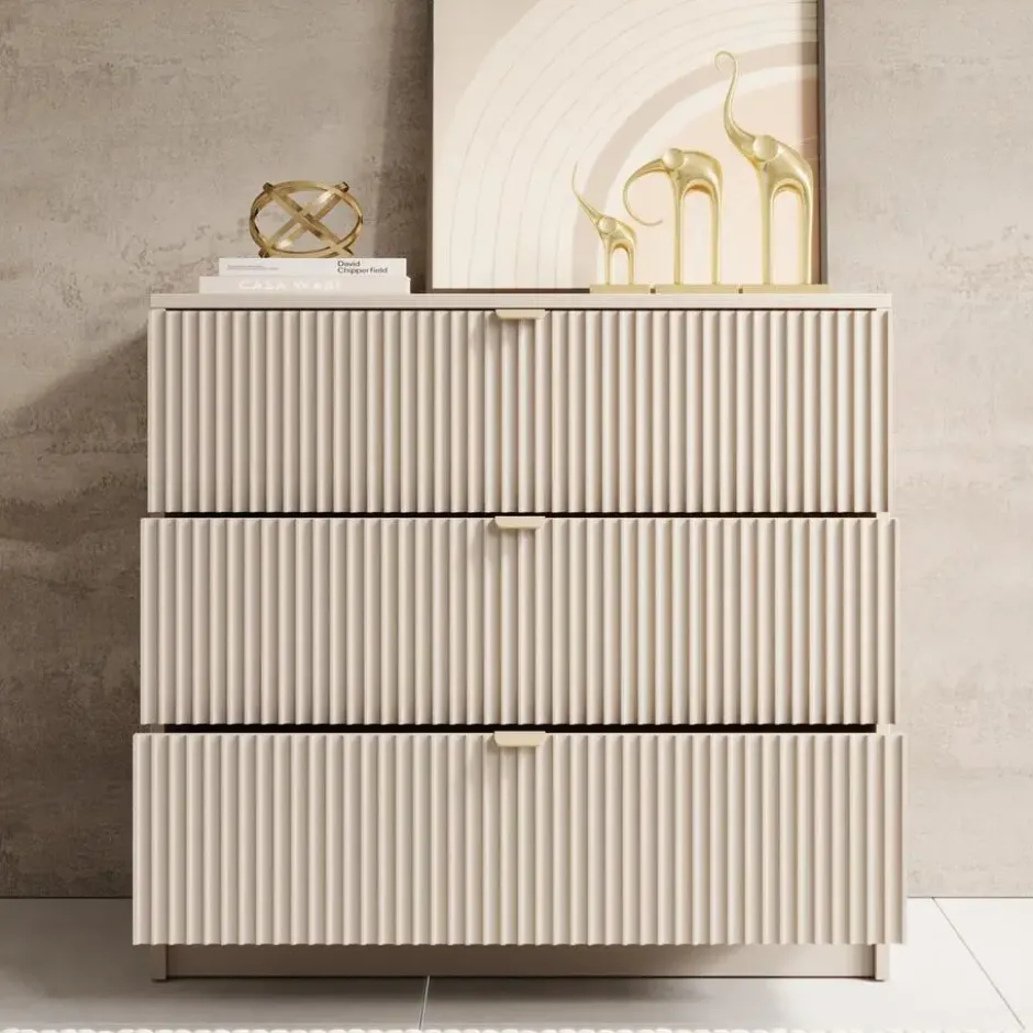 Meubella - Ladekast Tavares - Beige - 80 cm