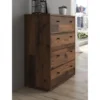 Meubella - Ladekast Tonga - Old wood - 74 cm