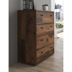 Meubella - Ladekast Tonga - Old wood - 74 cm