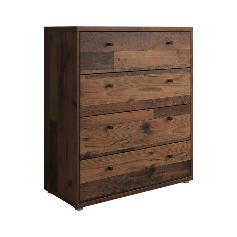 Meubella - Ladekast Tonga - Old wood - 74 cm