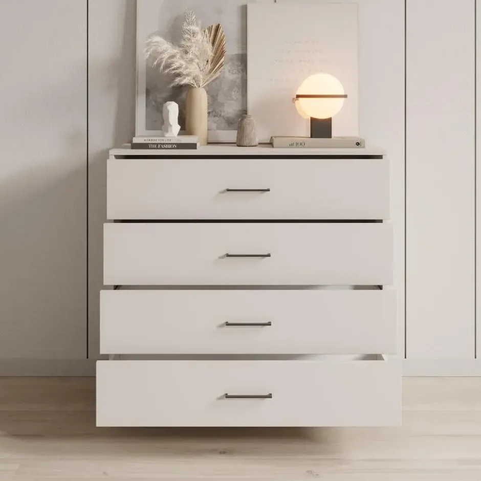 Meubella - Ladekast Vidor - Beige - 93 cm