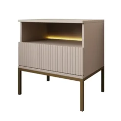 Meubella - Legend - Nachtkastje - Beige