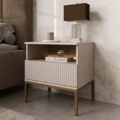 Meubella - Legend - Nachtkastje - Beige