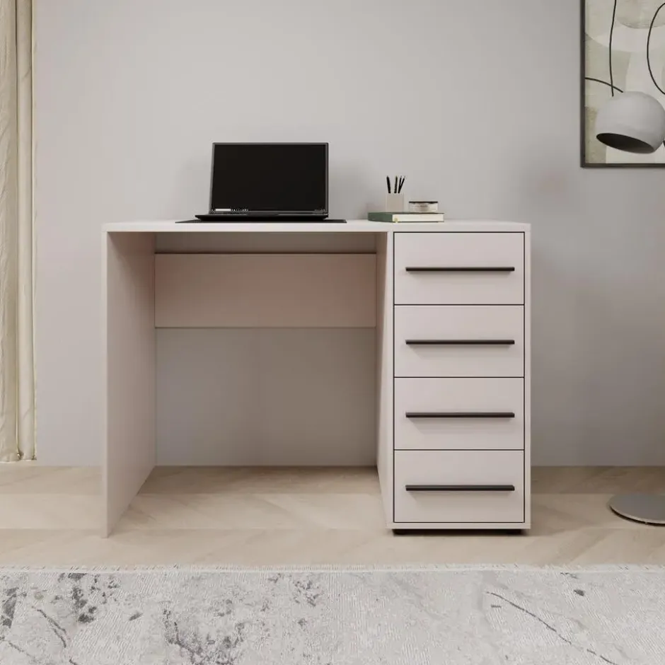 Meubella - Montalo - Bureau - Beige - 120x60x75 cm