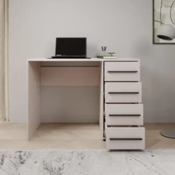 Meubella - Montalo - Bureau - Beige - 120x60x75 cm