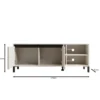 Meubella - Montellini - TV-Meubel - Beige - 138x40x52 cm