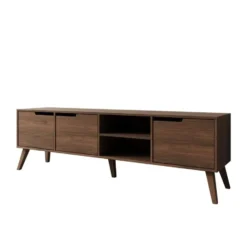 Meubella - Nido - TV-Meubel - Donker eikenpatroon - 180x40x55 cm