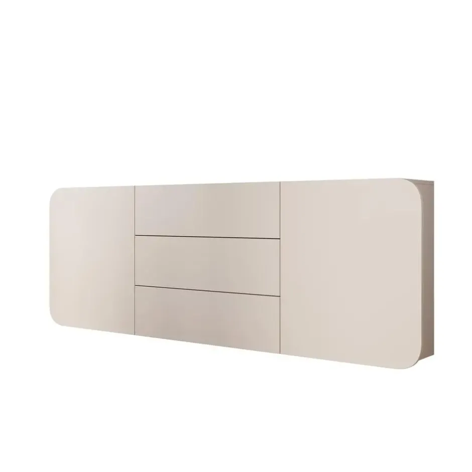 Meubella - Renalto - Dressoir - Beige - 180x36x70 cm