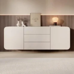 Meubella - Renalto - Dressoir - Beige - 180x36x70 cm