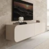 Meubella - Renalto - TV-Meubel - Beige - 140x36x34 cm