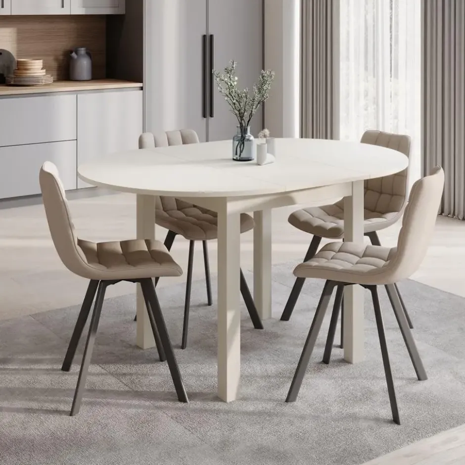 Meubella - South - Eetkamertafel - Beige