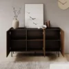 Meubella - Tahiti - Dressoir - Donker eiken - 144 cm