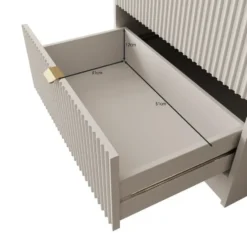 Meubella - Tavares - Boekenkast - Zwart - 60x40x180 cm