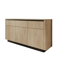 Meubella - Taywan - Dressoir - Eiken - 163x38x83 cm