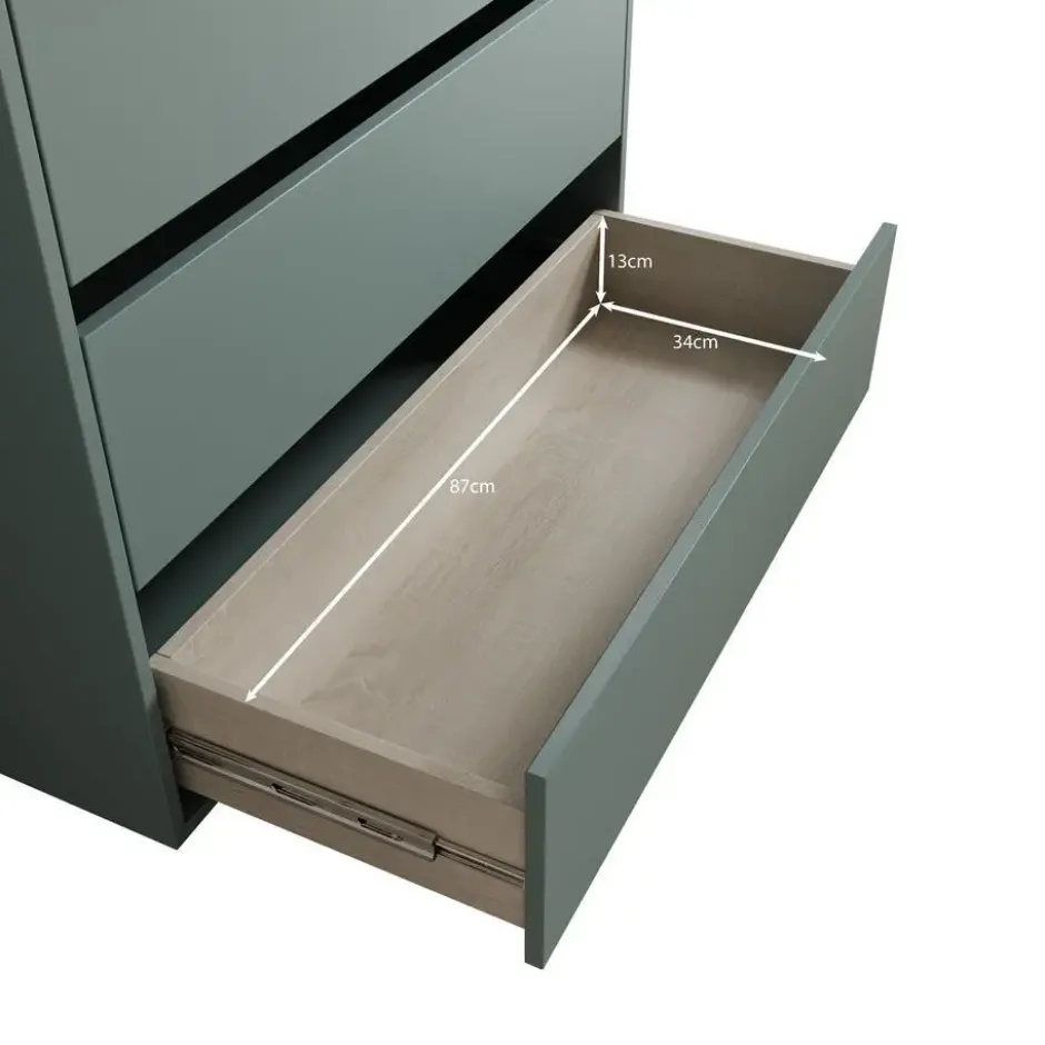 Meubella - Tivaro - Ladekast - Beige - 94x41x87 cm