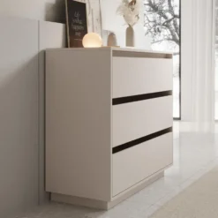Meubella - Tivaro - Ladekast - Beige - 94x41x87 cm