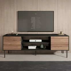Meubella - TV-Meubel Cordoba - Eiken - 180 cm