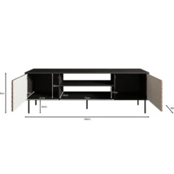 Meubella - TV-Meubel Cordoba - Eiken - 180 cm