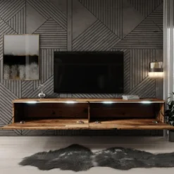 Meubella - TV-Meubel Dixon - Old wood - 180 cm