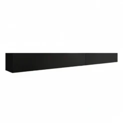 Meubella - TV-Meubel Flame - Mat Zwart - 320 cm