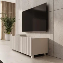 Meubella - TV-Meubel Kenderes - Beige - 100 cm