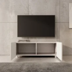 Meubella - TV-Meubel Kenderes - Beige - 100 cm