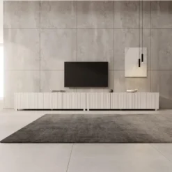 Meubella - TV-Meubel Kenderes - Beige - 300 cm