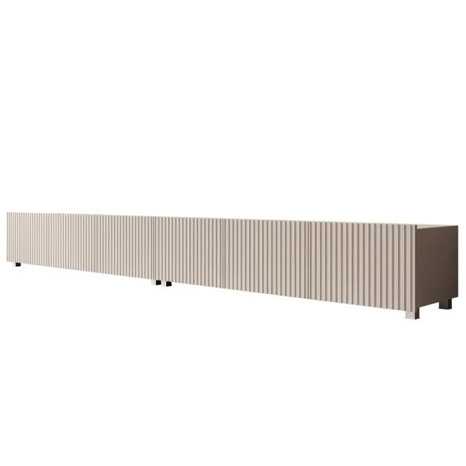 Meubella - TV-Meubel Kenderes - Beige - 300 cm