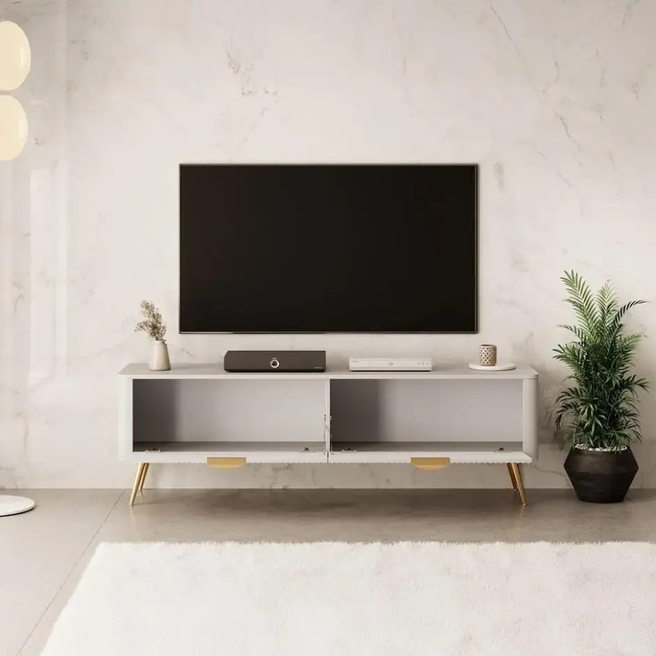 Meubella - TV-Meubel Lima - Beige - 163 cm