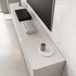 Meubella - TV-Meubel Lima - Wit - 200 cm