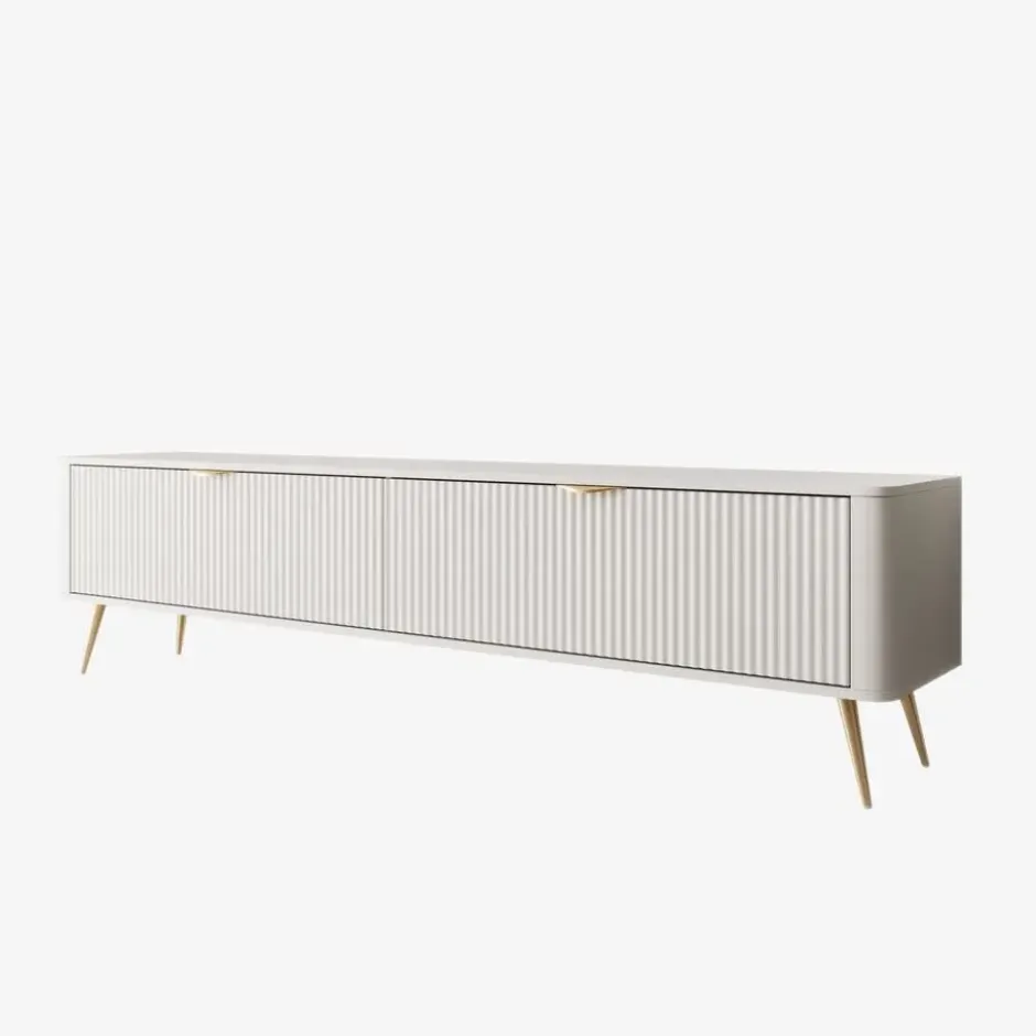 Meubella - TV-Meubel Lima - Wit - 200 cm