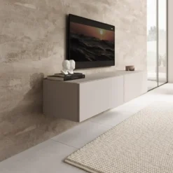 Meubella - TV-Meubel Palm - Beige - 160 cm