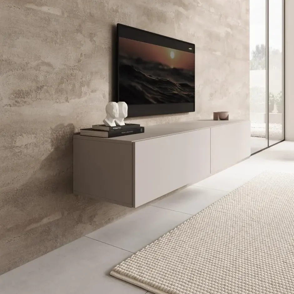 Meubella - TV-Meubel Palm - Beige - 160 cm