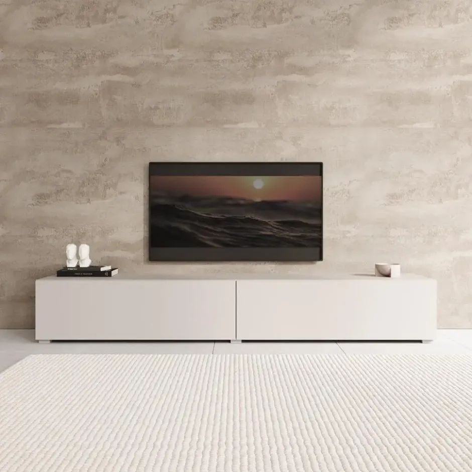 Meubella - TV-Meubel Palm - Beige - 200 cm