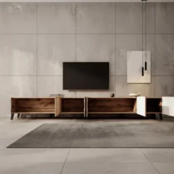 Meubella - TV-Meubel Pepinos 2 - Eiken - 300 cm