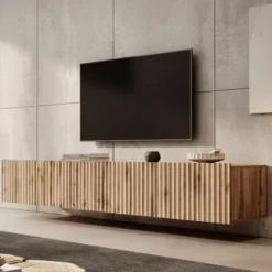 Meubella - TV-Meubel Pepinos - Eiken - 200 cm