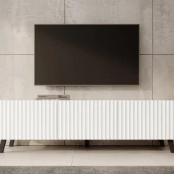 Meubella - TV-Meubel Pepinos 2 - Wit - 150 cm