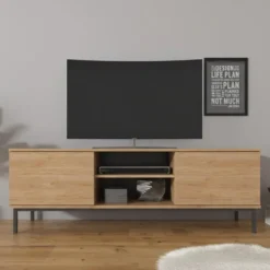 Meubella - TV-Meubel Queen - Eiken - 150 cm