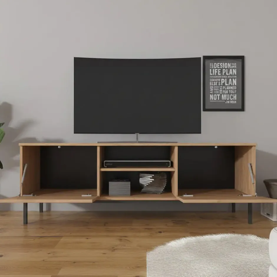 Meubella - TV-Meubel Queen - Eiken - 150 cm