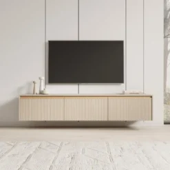 Meubella - TV-Meubel Remy - Beige - 182 cm
