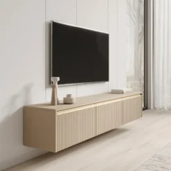 Meubella - TV-Meubel Remy - Beige - 182 cm