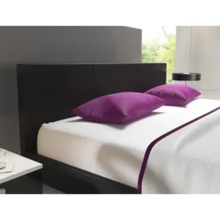 Meubella - Tweepersoonsbed George - Zwart - 160x200 cm
