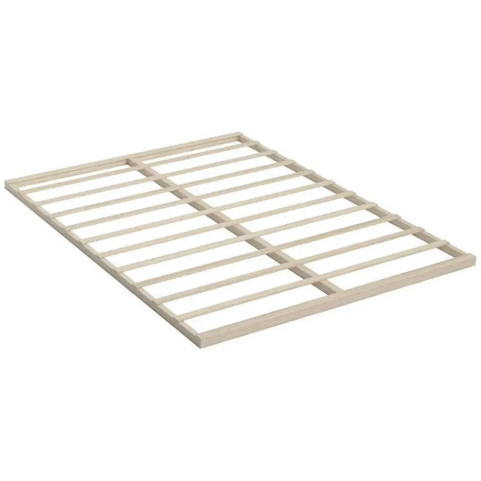 Meubella - Tweepersoonsbed George - Beige ribstof - 160x200 cm