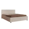 Meubella - Tweepersoonsbed Suente - Beige ribstof - 160x200 cm