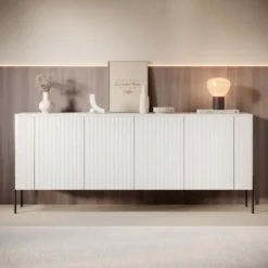 Meubella - Vivi - Dressoir - Wit - 190 cm
