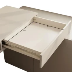 Meubella - Whenua 4 - Bureau links - Beige - 338x141x79 cm