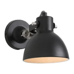 Mexlite Wandlamp cera - zwart - 13x16 cm